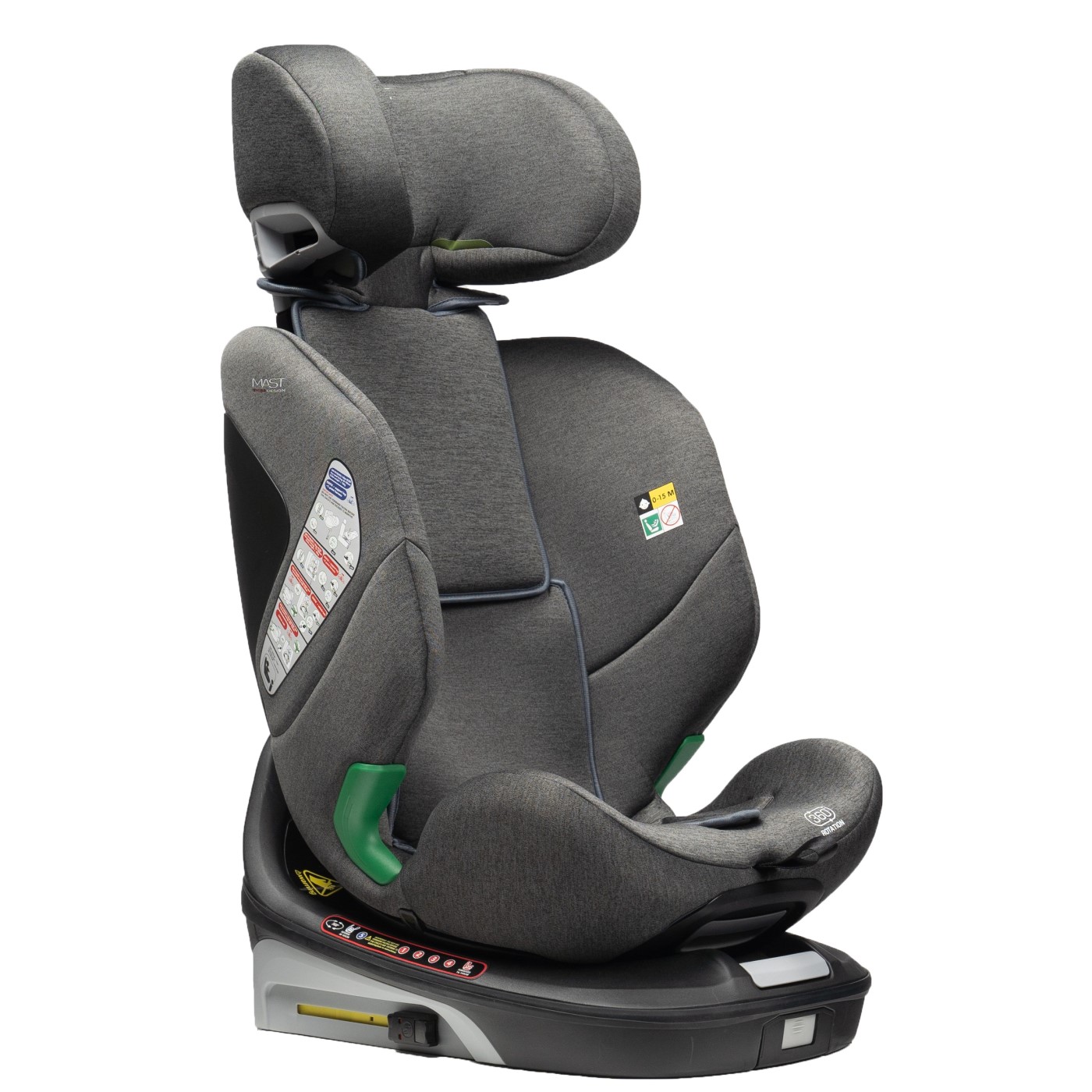 100419-SILLA COCHE MAST M-ROX ISIZE GR. 0+1-2-3 VOLCANIC ASH(6-2)-3