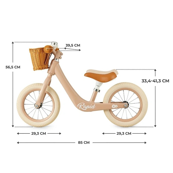 102632-BICICLETA APRENDIZAJE RAPID 2 ROSA KINDERKRAFT(0-0)-1