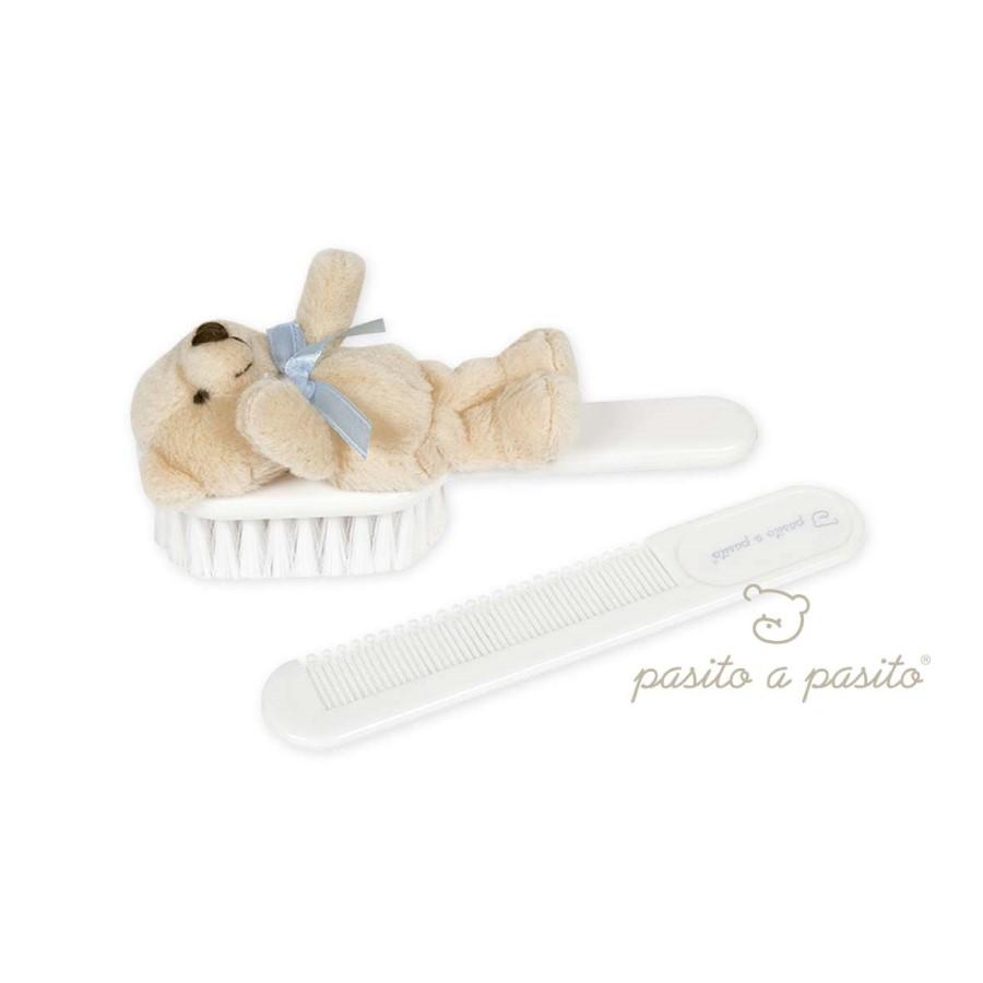 63600-SET CEPILLO + PEINE OSO AZUL(3-0)-0