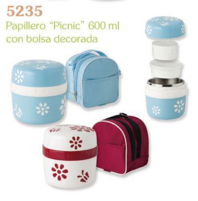 66482-PAPILLERO PICNIC 600 ML. CON BOLSA(5-0)-0