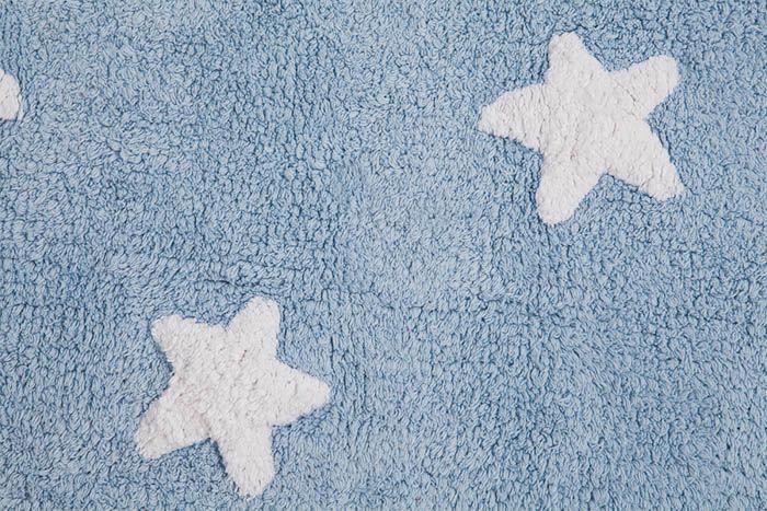 83155-ALFOMBRA 120 X 160 ESTRELLAS AZUL-BLANCO ALGODON(0-0)-1