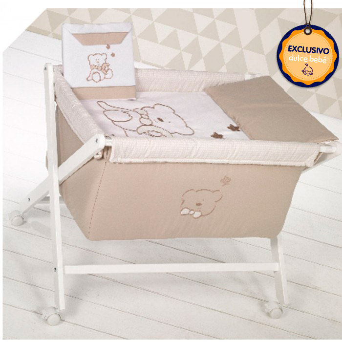 83341-MINICUNA TIJERA PLEGABLE BLANCA DULCE BEAR EXDB(0-0)-0