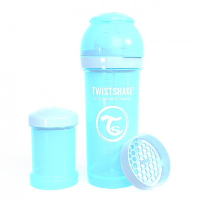 87238-TWISTSHAKE BIBERON ANTICOLICO 260 ML AZUL PASTEL(6-0)-0