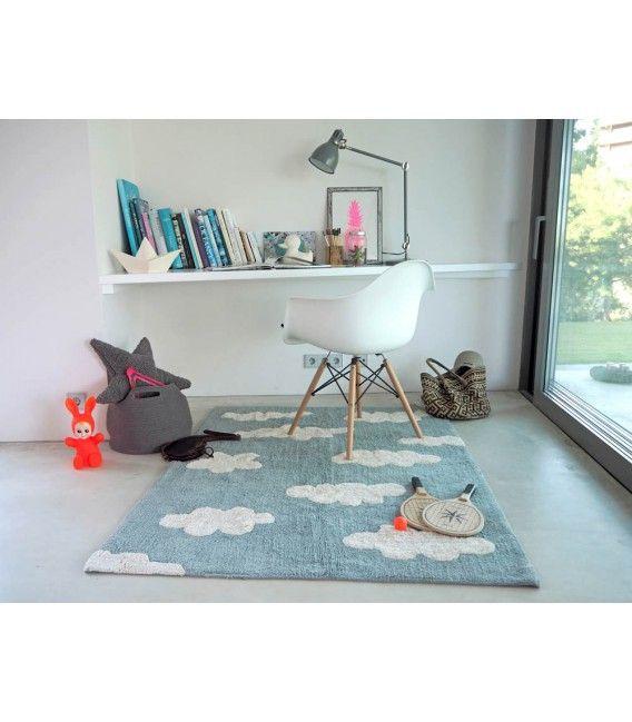 87686-ALFOMBRA 120 X 160 NUBES AZUL VINTAGE(0-0)-2