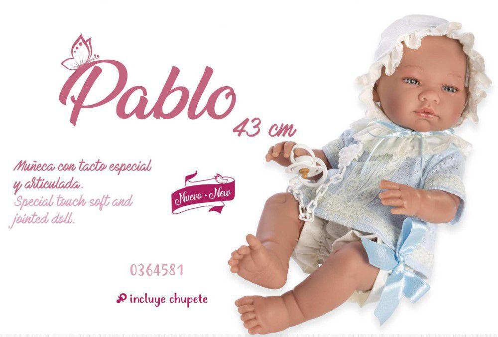 90734-NOVEDAD ASI MUÑECO PABLO 43 CM.(0-0)-0