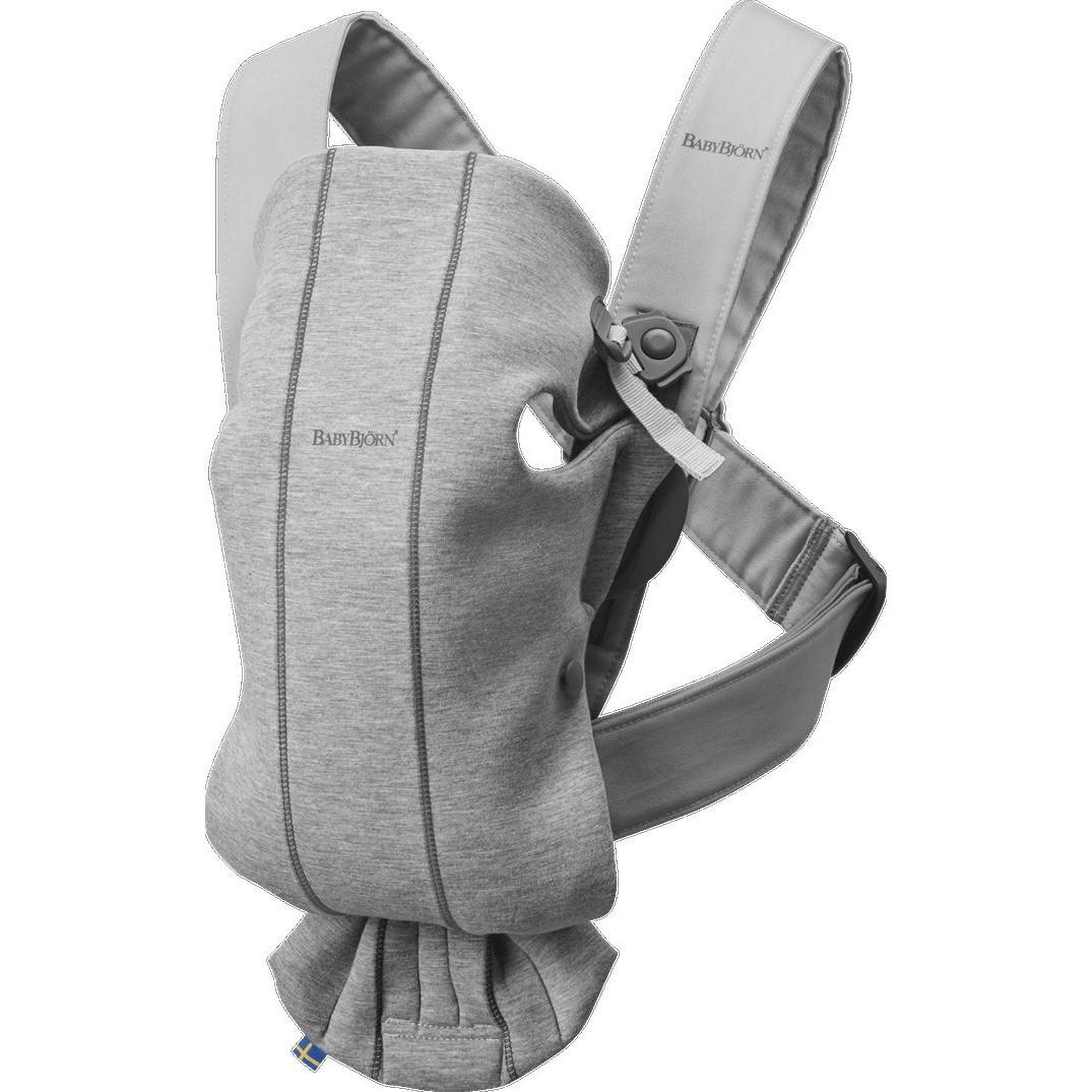 90796-MOCHILA PORTA BEBE MINI GRIS CLARO 3D JERSEY BABYJORN(2-1)-0