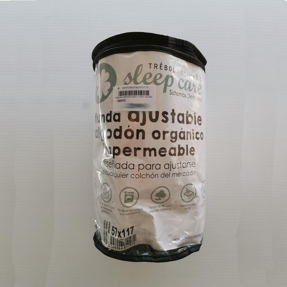 90953-SABANA PROTECTORA 117X57 ALGODON 100% TRANSPIRABLE (0-0)-0