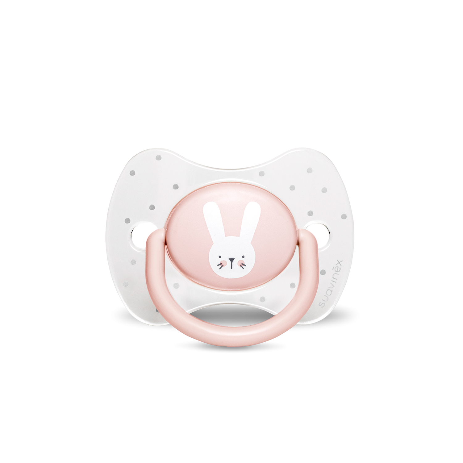 95552-CHUPE 0-6M SILICONA FISIOLOGICO RABBIT ROSA SUAVINEX(3-0)-0