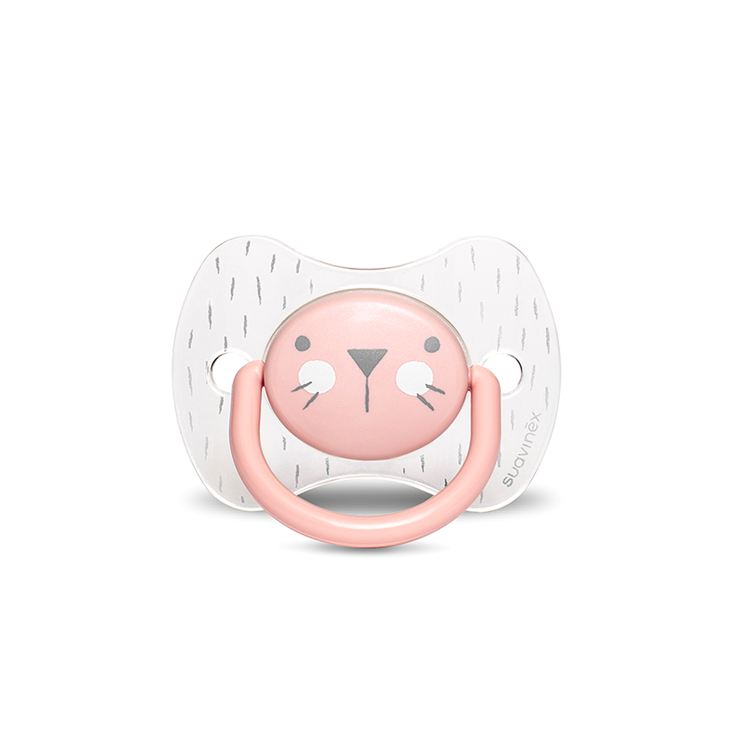 95554-CHUPE 6-18M SILICONA FISIOLOGICO RABBIT ROSA SUAVINEX(7-0)-0