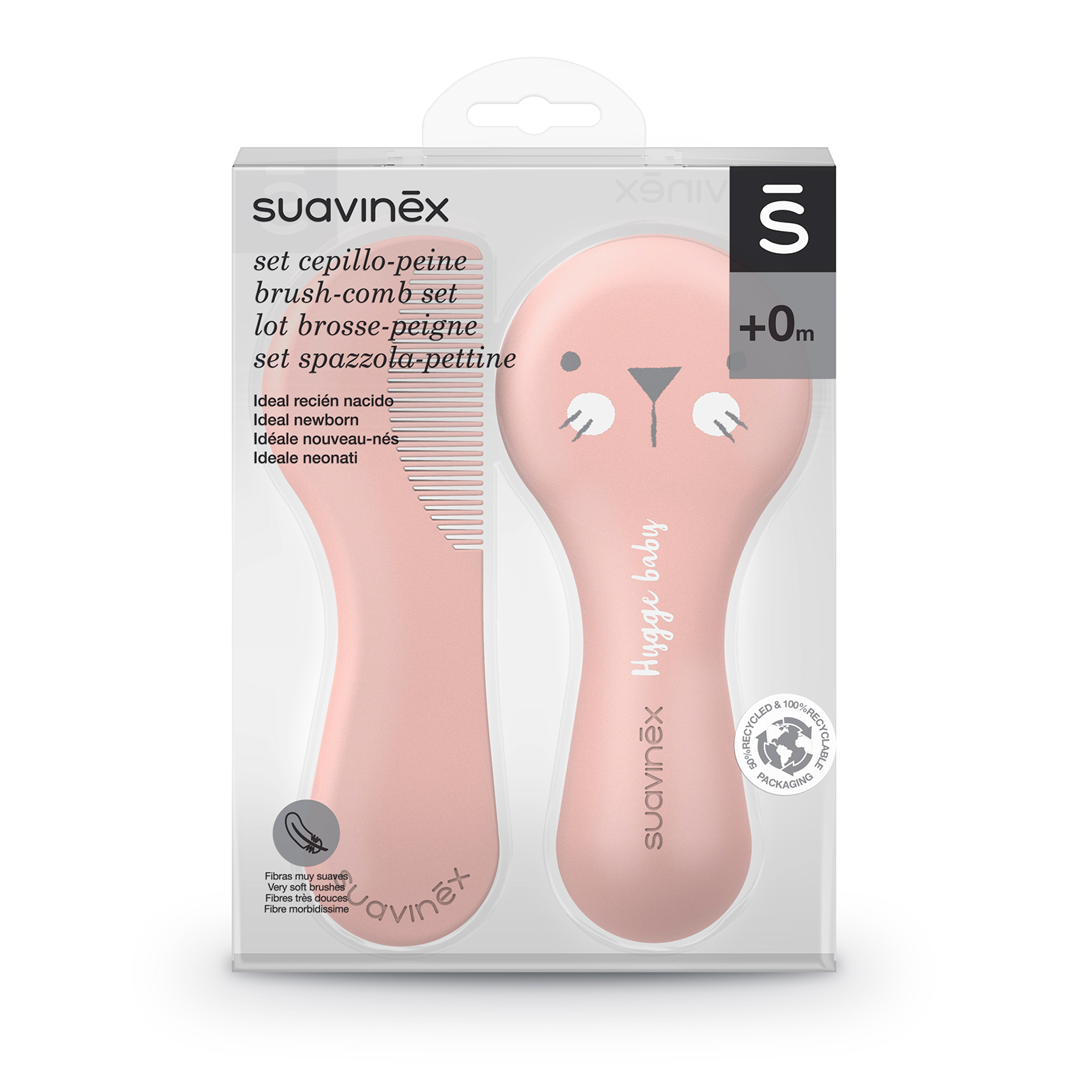 95568-SET CEPILLO Y PEINE ROSA SUAVINEX(1-0)-1
