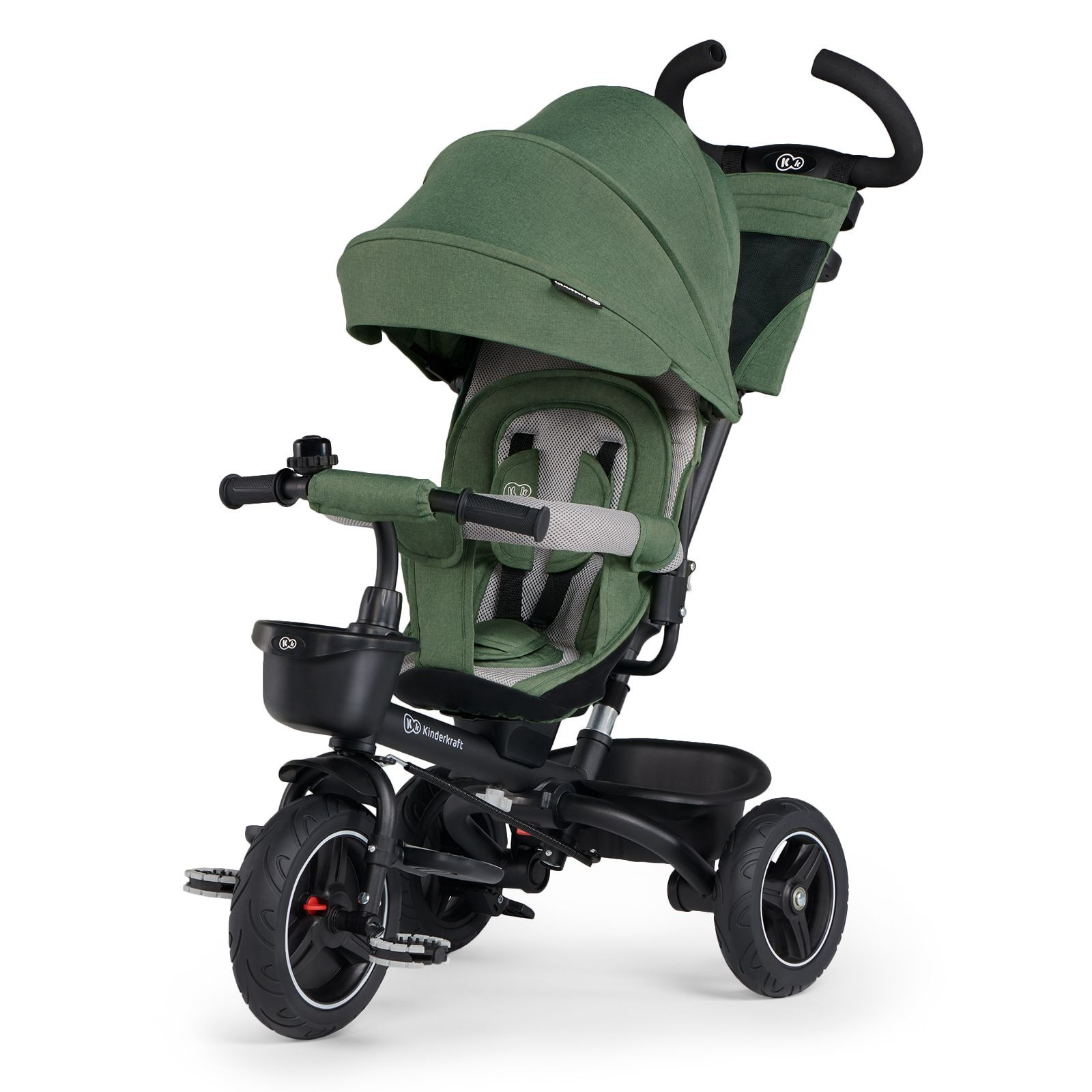 97232-TRICICLO SPINSTEP VERDE KINDERKRAFT(0-0)-0
