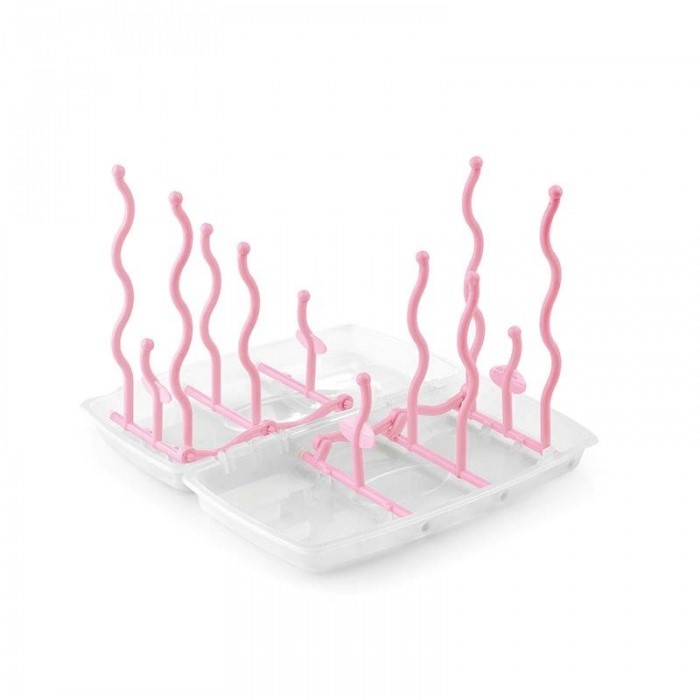 97329-ESCURREBIBERONES PORTATIL ROSA(0-0)-0