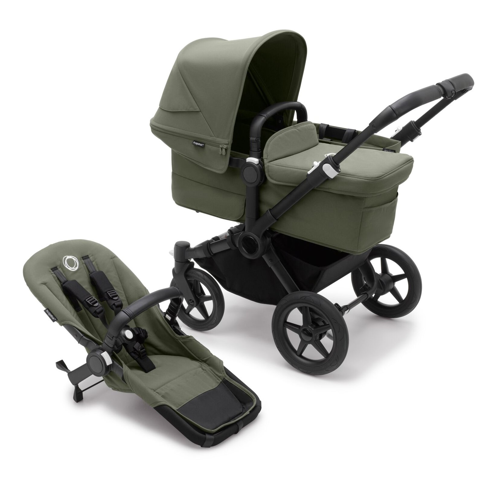 97610-BUGABOO DONKEY 5 MONO COMPLETO BLACK FOREST GREEN(1-0)-0