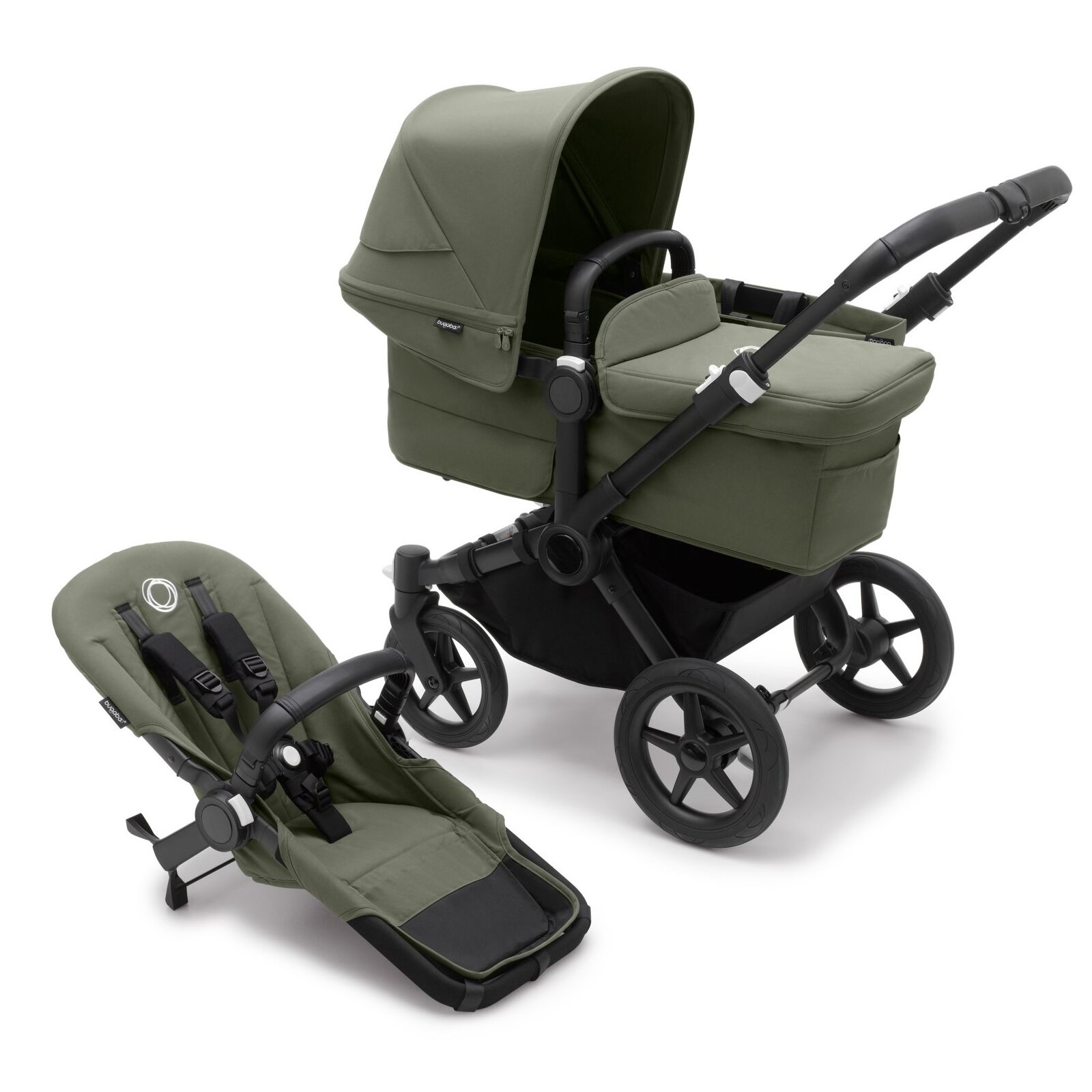 97610-BUGABOO DONKEY 5 MONO COMPLETO BLACK FOREST GREEN(0-0)-0
