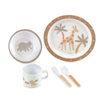97628-SET VAJILLA MICRO BASIC JANE WILD ANIMALS(3-1)-0