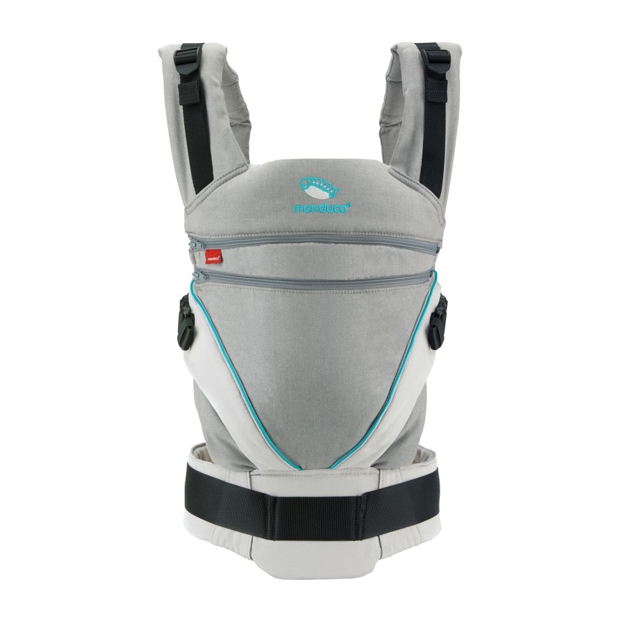 98938-MOCHILA MANDUCA XT GREY-TURQUESA 3.5-20 KG.(0-0)-0