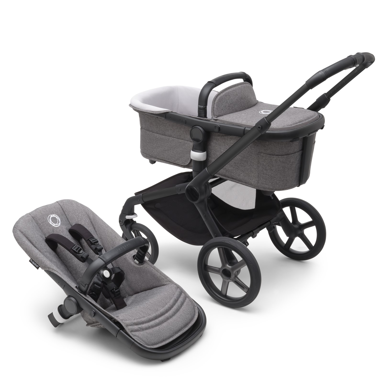99740-BUGABOO FOX 5 BASE NEGRA - GRIS MELANGE(2-0)-0