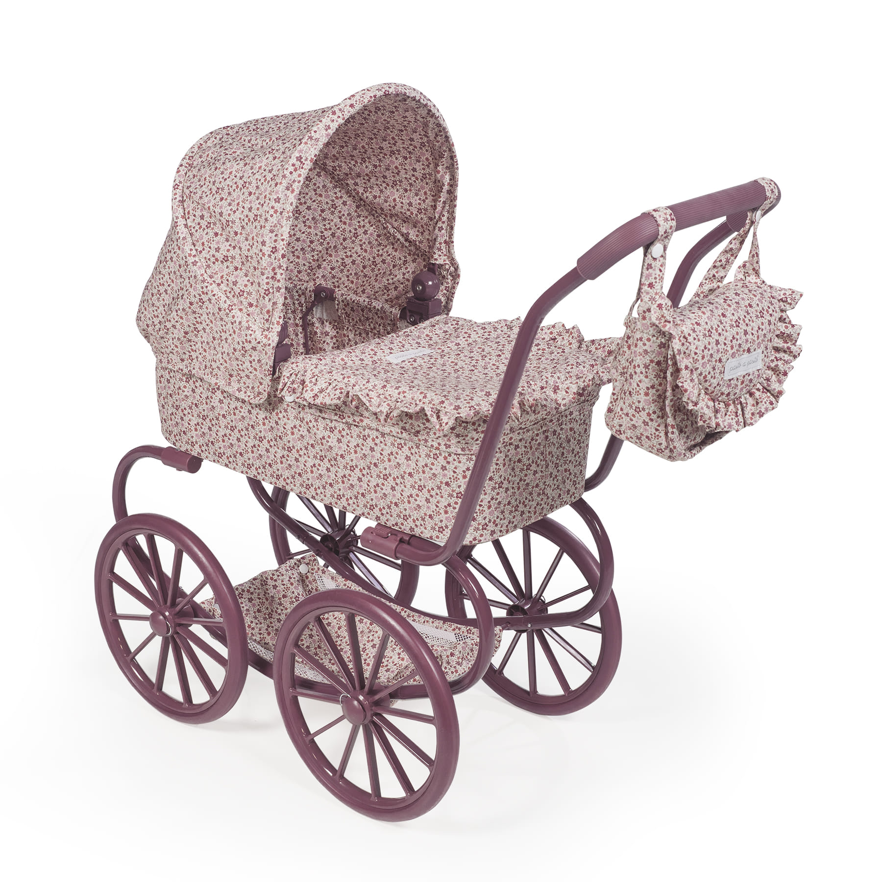 105552-COCHE JUGUETE CUCO RUEDAS GRANDES CHERRY FLORES(0-0)-0