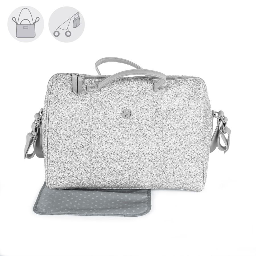 94804-BOLSA CANASTILLA FLOWER MELLOW GRIS(0-0)-0