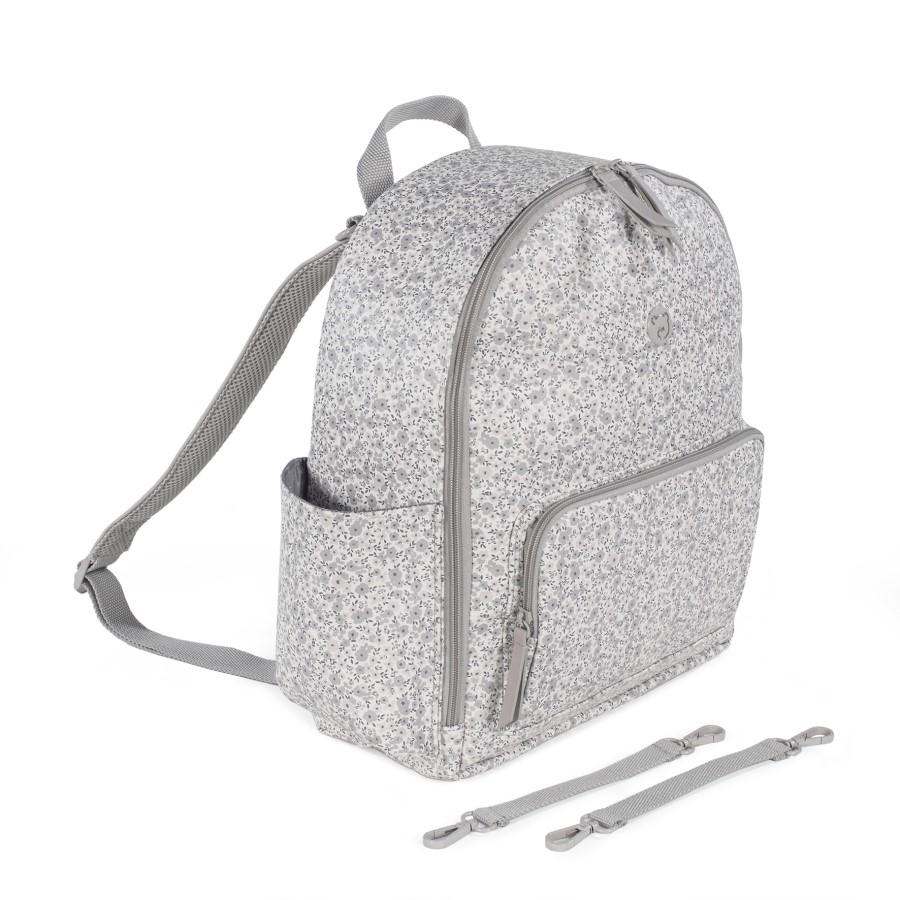 94807-MOCHILA FLOWER MELLOW GRIS PASITO(1-0)-0